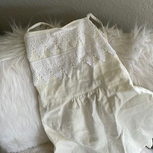 Wild & Rae linen toddler dress. NWT. Cute back details.